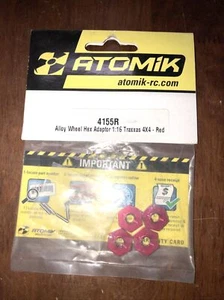 Traxxas 1/16 rote Alufelge Sechskant Adapter. 4x4 - Bild 1 von 3