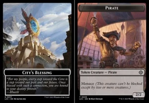 Token - City's Blessing (0017) // Pirate (0005) X1 (Commander: The Lost Caverns - Picture 1 of 1