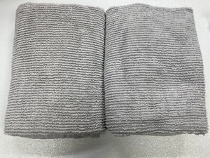 Matouk Aman Set Of 2 Bath Towel 30" x 60" Pool Color Preowned W/defects - Picture 1 of 11