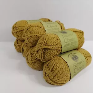 Lion Brand Nature's Choice Organic Cotton Medium 4 Yarn Discontinued OLIVE Lot/7 - Picture 1 of 7