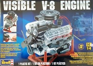 Visible V-8 Engine 1:4 scale ✯ 85-8883 Revell Monogram ✯ not 1:8 1:6 ✯ sealed