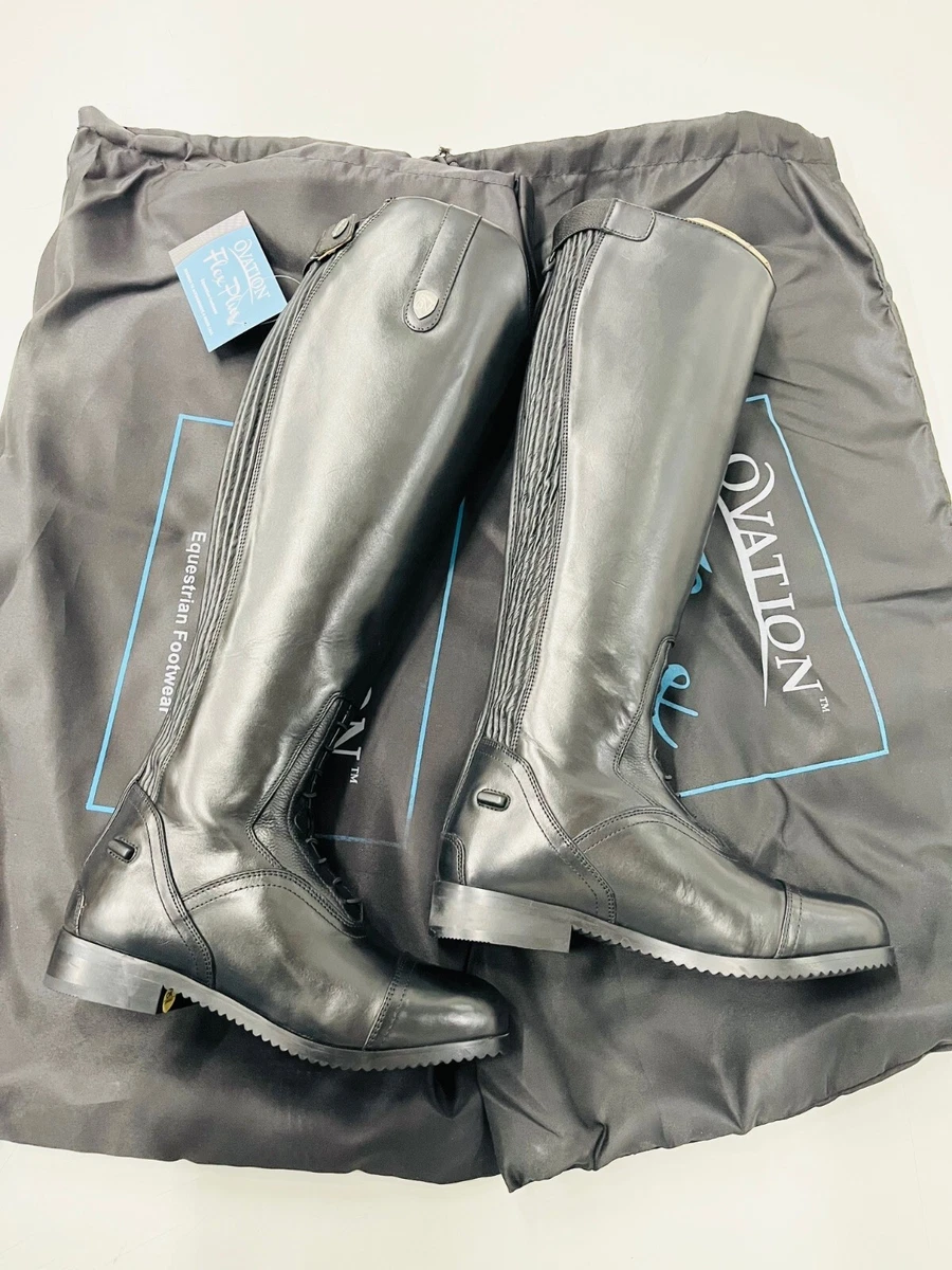 Bottes équitation Ovation Flex Plus Field - Femme, Taille US 8, Noires, Neuves