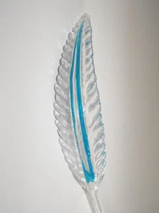 MURANO KRONLEUCHTER VENEDIG ERSATZTEIL SPARE PART RECHANGE GERADE BLATT FOD29/1 - Bild 1 von 5