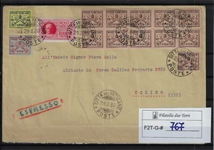 1930 Storia postale espresso Vaticano serie conciliazione espresso SP40235 - Imagen 1 de 1