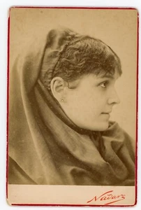 PHOTO CABINET photographie, Marie-Thérèse de profil par NADAR à Paris - Imagen 1 de 2