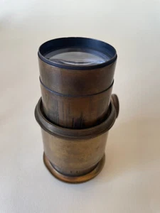Hermagis Paris Cinema Fixe Brass Lens with Brass Focusing Mount - Picture 1 of 24