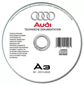 Audi A3 (8V) 2013-2020 manuale officina - Foto 1 di 7