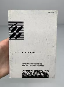 SNES libretto informazioni e precauzioni per i consumatori inserire SNS-USA #5 - Foto 1 di 2