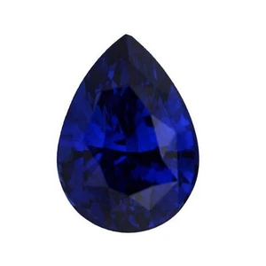 Blue Sapphire Pear Cut Loose Gemstone 9x6mm Flawless Loose Gemstone 2.1 Cts - Picture 1 of 6
