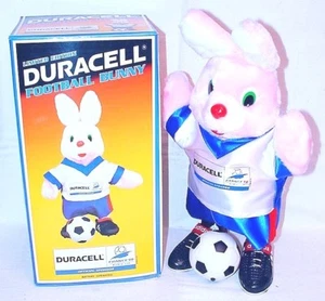 ISL Duracell 12" Tall FRANCE 98 FOOTBALL WORLD CUP BUNNY TV Figure Boxed Job Lot - Picture 1 of 6