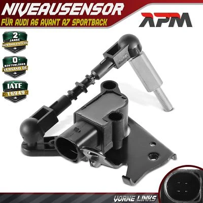 Sensore di Livello Regolazione Anteriore Sinistra per Audi A6 Avant A7 Sportback - Immagine 1 di 4