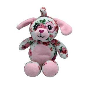 Peluche Betsey Johnson XOXO Floral Cachorro Perro Rosa Acentos 10" - Imagen 1 de 6