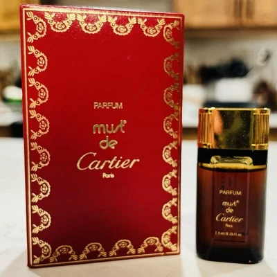 Vintage MUST DE CARTIER Paris PURE PARFUM 7.5 ml-.25 oz  - Image 1 of 4