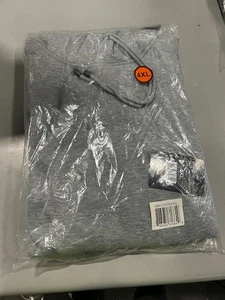 FELPA CON CAPPUCCIO PULLOVER BLU GHIACCIO PREMIUM TAGLIA: UOMO 4XL - GRIGIO ERICA - Foto 1 di 5