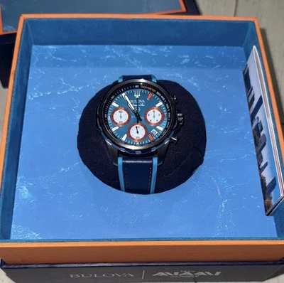 Bulova E1 Team Miami Men's Electric Boat Racing Marine Star B 96B460 - Image 1 of 4