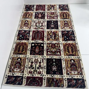 "Alfombra turca de Anatolia diseño Kashmar diseño Bakhtiari 19""x31""" - Imagen 1 de 9