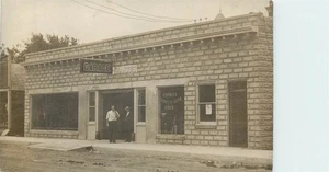 MN Minnesota Redwood Lobdell & Francois Garage RPPC 1911 Echtfoto Postkarte - Bild 1 von 2