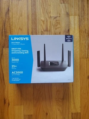 Linksys MR9000 Max-Stream Tri-Band AC3000Wi-Fi 5 Router - Image 1 of 3