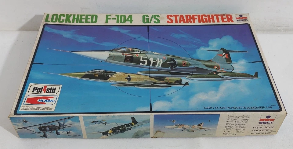 I133319 KIT ESCI 1/48 n. 4004 - Aereo Lockheed F-104 G/S Starfighter - Immagine 1 di 4