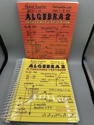 Teaching Textbook Algebra 2 Student Book Answer Key & Test Bank Set of 2 - Image 1 of 2