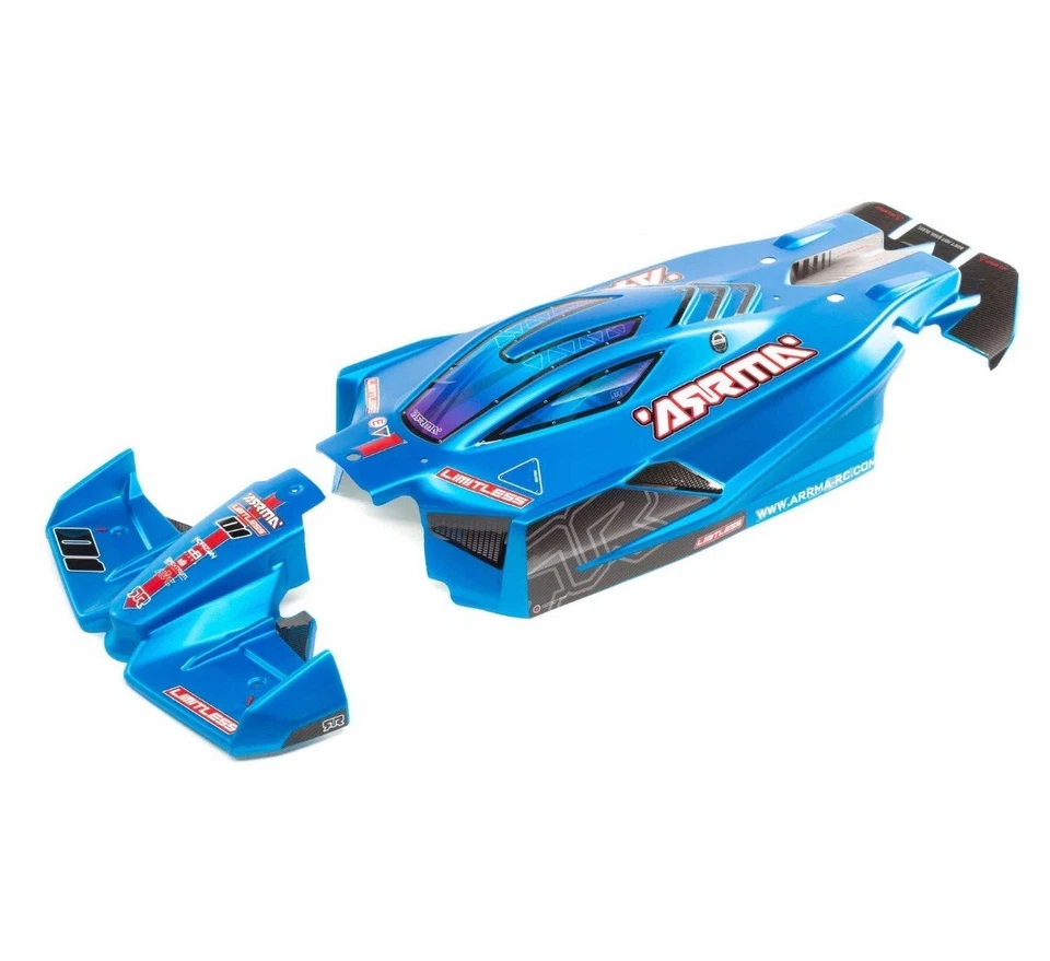 ARRMA Limitless Finished Body Matte Blue ARA410004 Car/Truck  Bodies wings - Image 1 of 1