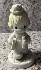 Precious Moments 104396 Happy Days Are Here Again Girl Clown Porcelain Figure - Picture 1 of 4