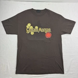 Camiseta Promo Captain Morgan Adulto Grande Marrón Bebida Alcohólica Ron Especiado Y2K  - Imagen 1 de 9