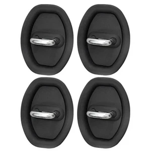 4pcs Car Door Lock Latches Cover Silicone Car Door Latch Protector Self-adhesive - Imagen 1 de 12