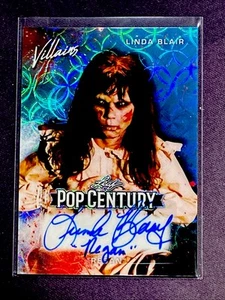2025 Leaf Pop Century LINDA BLAIR AUTO BLUE SCOPE #d 1/1 "REGAN" Villains - Bild 1 von 2
