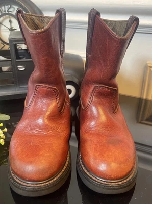 Dan Post Child/Boys Leather Cowboy/Work Boots Size 10.5 - Image 1 of 4