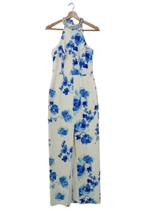 PAPER DOLLS Cocktailkleid Damen Kleid Gr. DE 36 wollweiß-blau Elegant - Bild 1 von 7