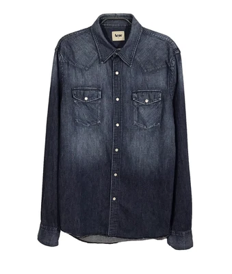Camisa jeans Acne Studios Texas SS11 masculina tamanho 50 - Imagem 1 de 4