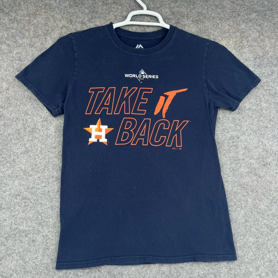 Camiseta de los Astros de Houston para mujer pequeña MLB Serie Mundial de Béisbol 2019 Take It Back Foto 1 de 4