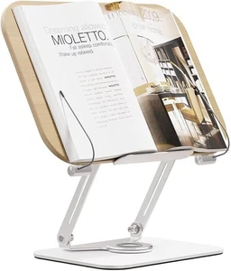 Buchhalter mit elastischen Seitenclips - verstellbare Dichtheit - 360° Basisdrehung - Bild 1 von 9