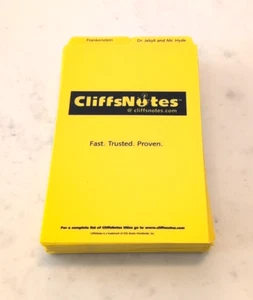 RARE VINTAGE CLIFFS NOTES STUDY GUIDE PLASTIC DIVIDER BOOKSTORE DISPLAY LOT (69) - Picture 1 of 4