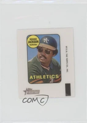 2018 Topps Heritage High Number 1969 Topps Decals Reggie Jackson #69TD-RJ HOF - Image 1 of 2