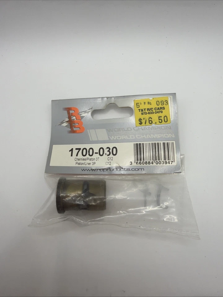 RB Concept 01700-030 Chemise/ Piston 3T Piston/Liner 3P  B79 - Image 1 of 2