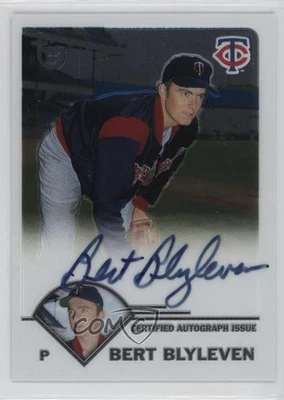 2003 Topps Retired Signature Edition Auto Bert Blyleven #TA-BB Auto HOF - Image 1 of 2