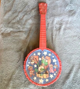 MUPPET BABY COUNTRY & WESTERN BANJO - 1988 - GUT GEBRAUCHT & GEALTERT - DEKORATION - KERMIT! - Bild 1 von 4