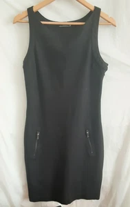 GUESS Los Angeles Black Stretch Bodycon Pencil Dress SIZE UK 8 (Fits 8/10) - Picture 1 of 9
