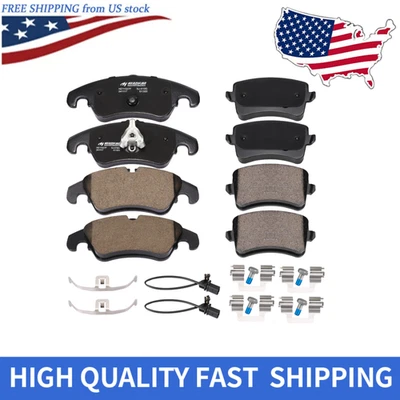 Pastillas de freno delanteras y traseras con kit de sensor para Audi A5 A5 Quattro 2010-2017 Foto 1 de 4