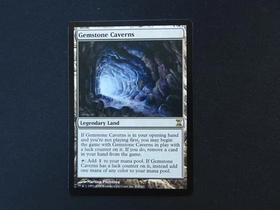 Gemstone Caverns NM [Time Spiral] Mtg Magic Free Tracking! - Image 1 of 2