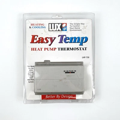 LUX Easy Temp Heat Pump Thermostat LHP-750 - Image 1 of 2