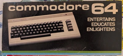 Folleto de computadora Commodore 64 1983 vintage folleto papeleo póster Foto 1 de 3