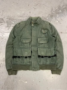 AW2003 Dolce & Gabbana Faded Green Bondage Utility Cargo Jacket (L) - Picture 1 of 14