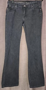 Wrangler Q-Baby Damen Jeans 13/14 x 34 schwarz Bootcut Dark Wash Denim Cowgirl - Bild 1 von 9