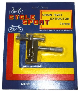 Extractor de herramienta de cadena estándar / Herramienta de cadena de bicicleta de plata ¡NUEVO! - Imagen 1 de 1