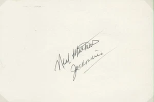 Página del libro autógrafo de The Jordanaires: Neal Matthews Jr (Elvis Presley) - Imagen 1 de 1