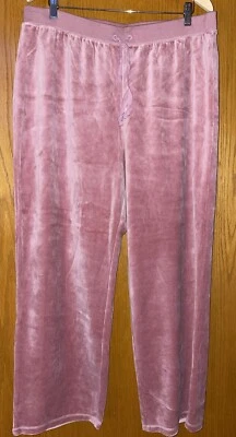 First Issue Liz Claiborne Woman Rose Sweatpants, Front Tie, 2X - Image 1 of 4