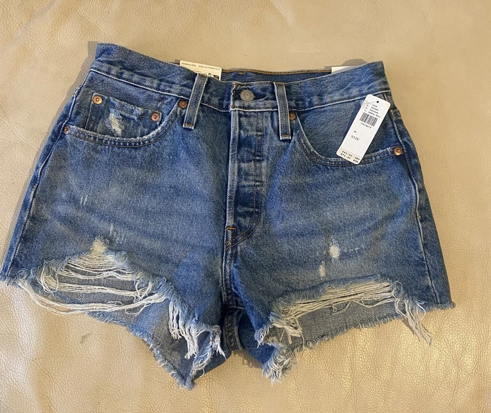 Levi's 501 Original Womens Shorts size 26 GENUINE